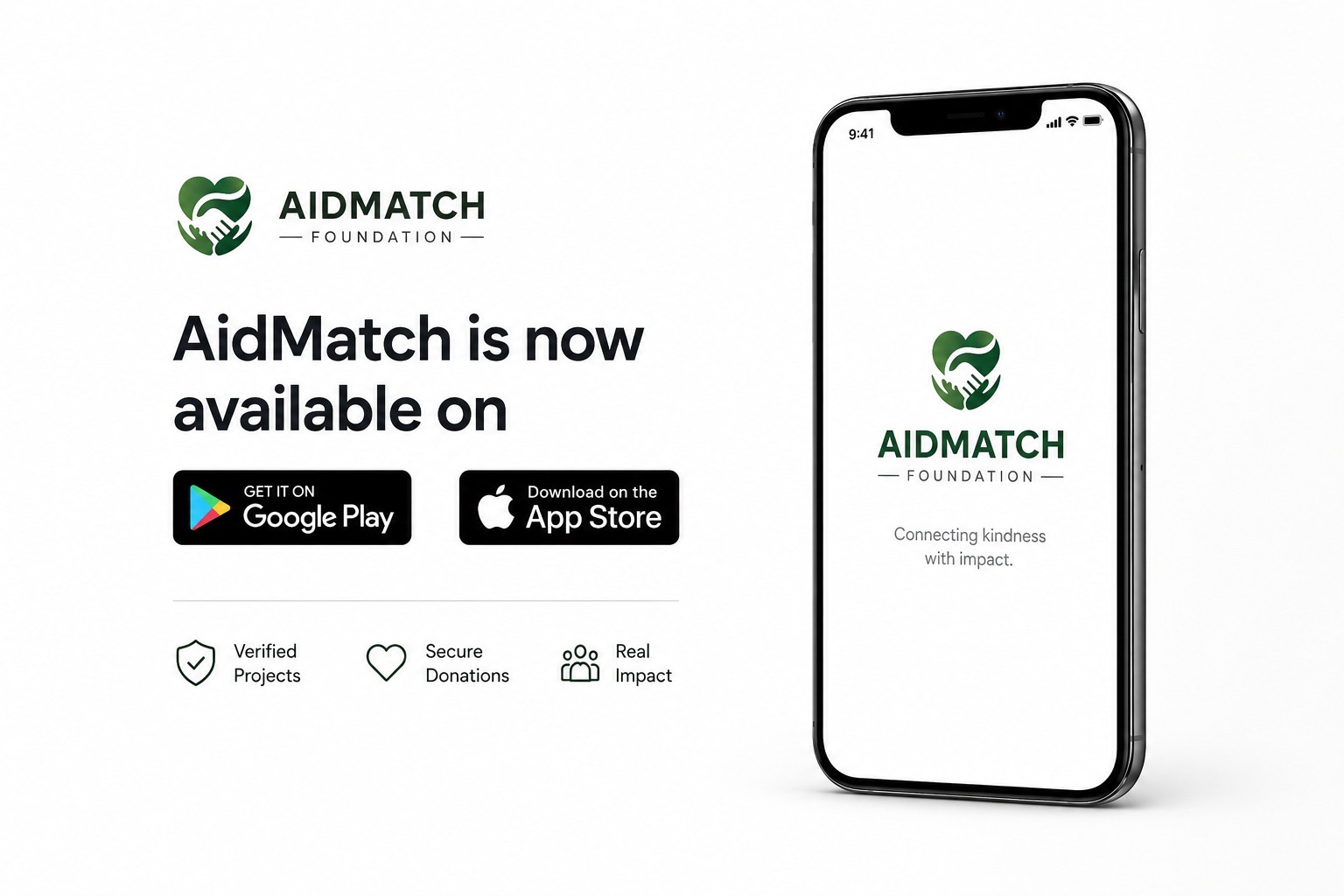 AidMatch Foundation App Is Now Available on Google Play and the Apple App Store